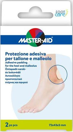 PROTEZIONE TALLONE/MALLEOLO MASTER-AID FOOTCARE 2 PEZZI A7 - latuafarmacia.org
