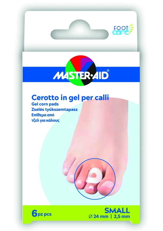 CEROTTO PROTEZIONE CALLI MASTER-AID FOOTCARE IN GEL SMALL 6 PEZZI B10 - latuafarmacia.org