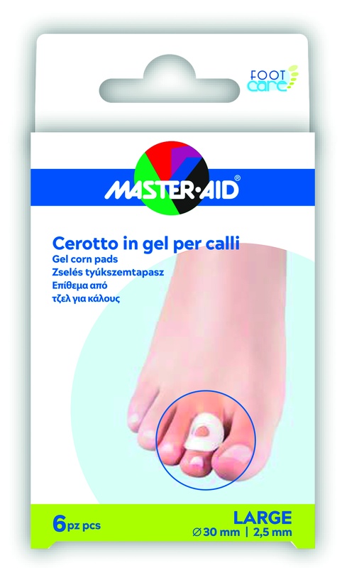 CEROTTO PROTEZIONE CALLI MASTER-AID FOOTCARE IN GEL LARGE 6 PEZZI B11 - latuafarmacia.org