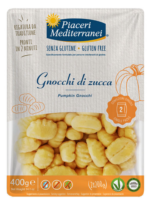 PIACERI MEDITERRANEI GNOCCHI DI ZUCCA 400 G - latuafarmacia.org