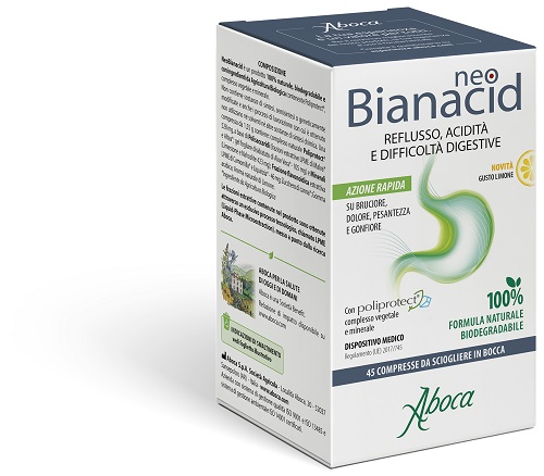NEOBIANACID 45 COMPRESSE LIMONE - latuafarmacia.org