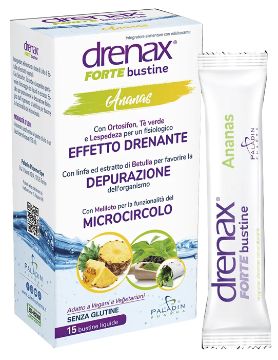DRENAX FORTE ANANAS 15 BUSTINE - latuafarmacia.org