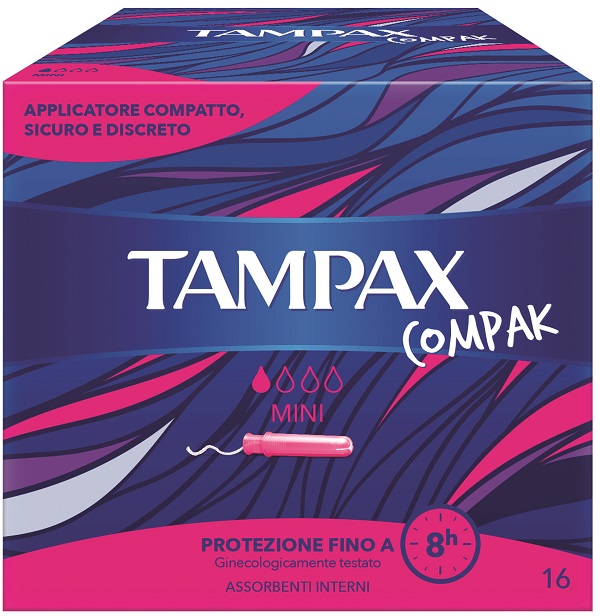 TAMPAX COMPAK ASSORBENTE INTERNO MINI 16 PEZZI - latuafarmacia.org