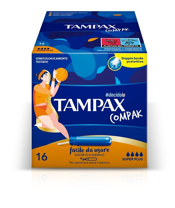 TAMPAX COMPAK ASSORBENTE INTERNO SUPER PLUS 16 PEZZI - latuafarmacia.org