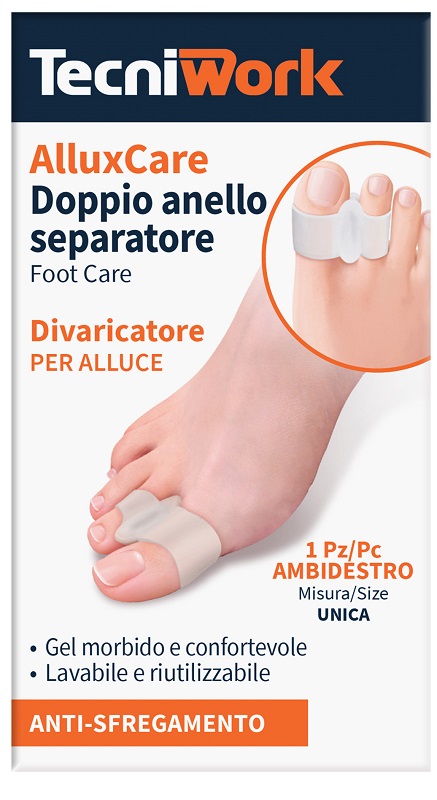 ALLUX CARE SEPARATORE E DIVARICATORE PER ALLUCE A DOPPIO ANELLO - latuafarmacia.org