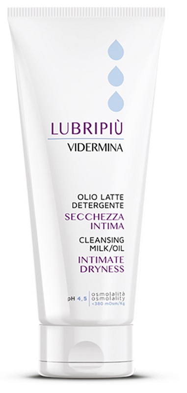VIDERMINA LUBRIPIU' OLIO LATTE DETERGENTE SECCHEZZA INTIMA 200 ML - latuafarmacia.org