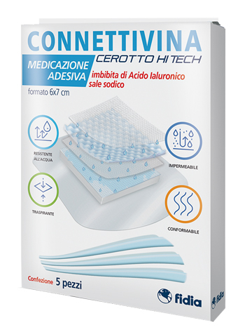 CEROTTO CONNETTIVINA HITECH 6 X 7 CM 5 PEZZI - latuafarmacia.org