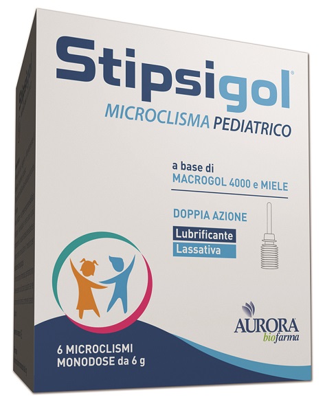 STIPSIGOL MICROCLISMA PEDIATRICO 6 X 6 G - latuafarmacia.org