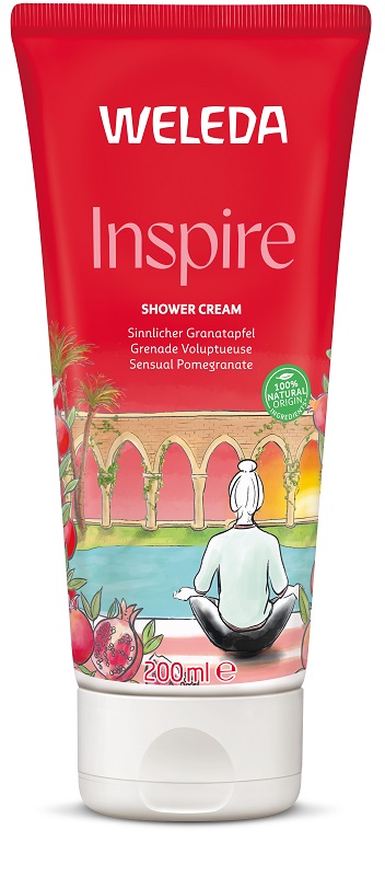 WELEDA INSPIRE DOCCIA CREMOSA MELOGRANO 200 ML - latuafarmacia.org