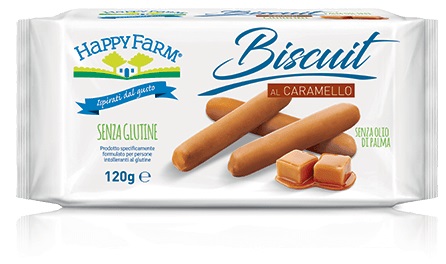 HAPPY FARM BISCUIT CARAMELLO 120 G - latuafarmacia.org