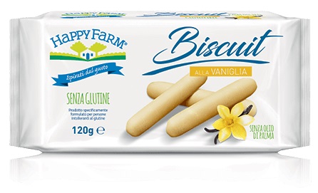 HAPPY FARM BISCUIT VANIGLIA 120 G - latuafarmacia.org