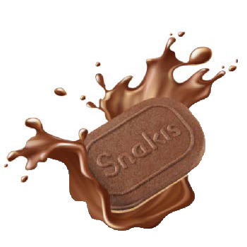 HAPPY FARM BISCOTTO CIALDA RIPIENO DI CREMA NOCCIOLA - SNAKIS NOCCIOLA 104 G - latuafarmacia.org