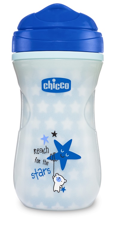 CHICCO TAZZA GLOWING 14M+ AZZURRA - latuafarmacia.org