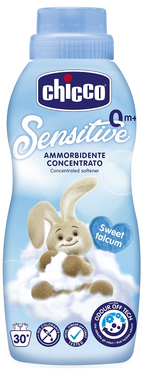 CHICCO SENSITIVE 0M+ AMMORBIDENTE CONCENTRATO SWEET TALCUM 750 ML - latuafarmacia.org
