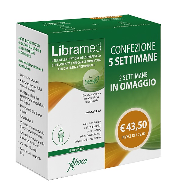 LIBRAMED TRATTAMENTO 5 SETTIMANE 138 + 84 COMPRESSE - latuafarmacia.org