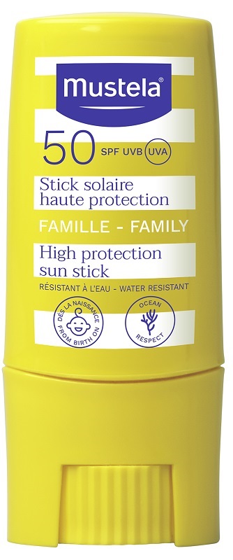 MUSTELA STICK SOLARE PROTEZIONE MOLTO ALTA SPF50 9 ML - latuafarmacia.org