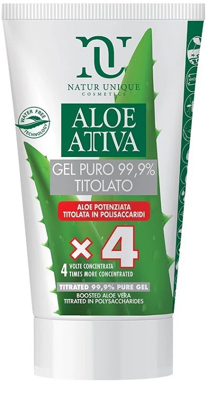 NATUR UNIQUE ALOE ATTIVA GEL PURO TITOLATO 99,9% 50 ML - latuafarmacia.org