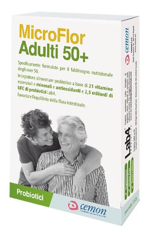 MICROFLOR ADULTI 50+ 30 CAPSULE - latuafarmacia.org