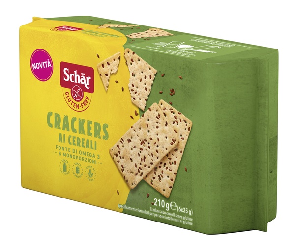 SCHAR CRACKERS CEREALI SENZA LATTOSIO 6 MONOPORZIONI DA 35 G - latuafarmacia.org
