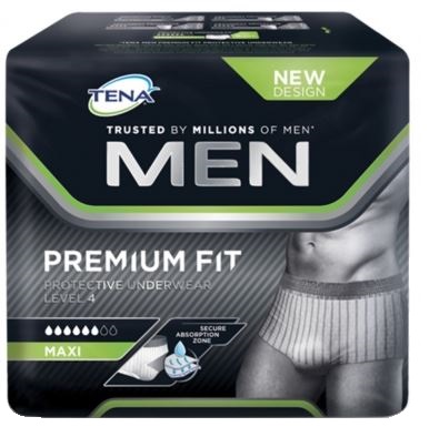 MUTANDINA ASSORBENTE MASCHILE TENA MEN PREMIUM FIT LIVELLO 4 S/M 10 PEZZI - latuafarmacia.org