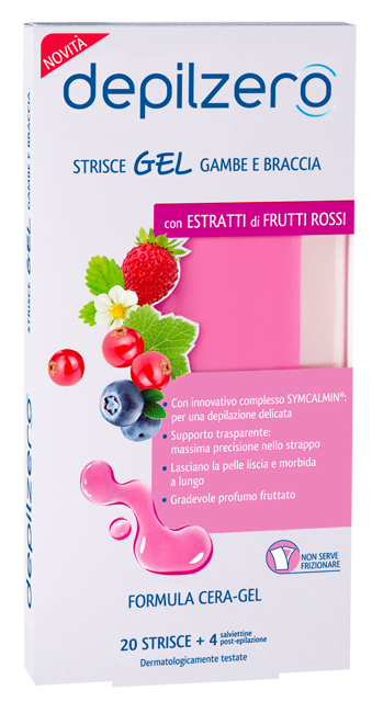 DEPILZERO STRISCE GEL GAMBE BRACCIA 20 PEZZI - latuafarmacia.org