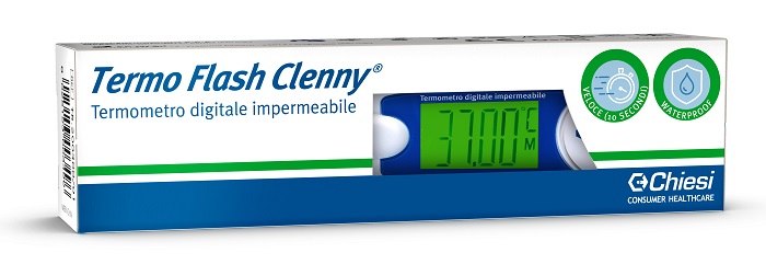 TERMOMETRO CLENNY TERMO FLASH PREDITTIVO 10 SECONDI WATERPROOF - latuafarmacia.org