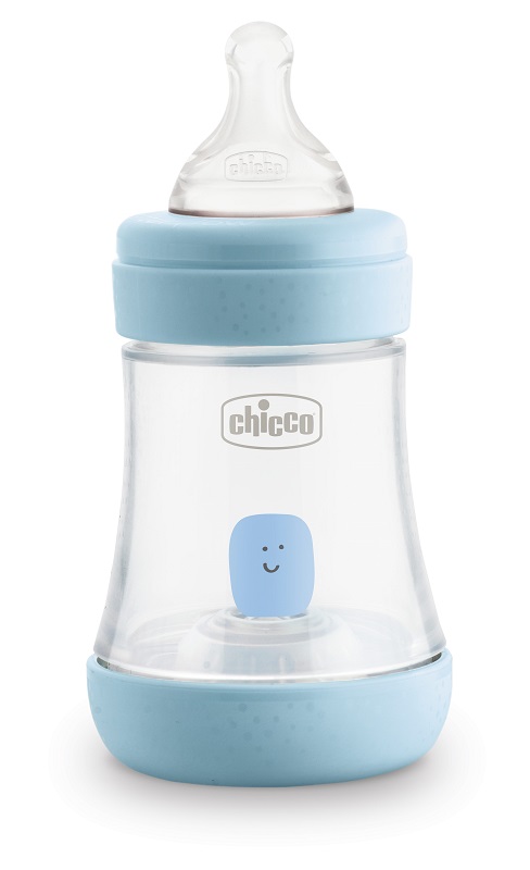 CHICCO BIBERON PERFECT 5 BOY 150 ML IN SILICONE 1 FORO - latuafarmacia.org