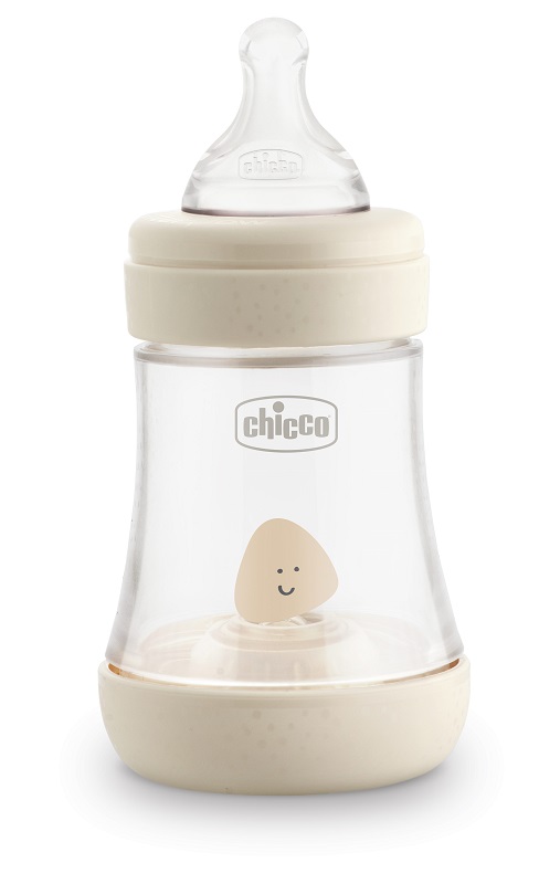 CHICCO BIBERON PERFECT 5 UNISEX 150 ML IN SILICONE 1 FORO - latuafarmacia.org