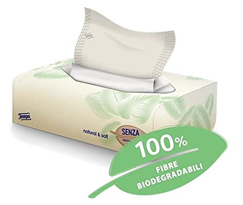 TEMPO BOX FAZZOLETTI NATURAL&SOFT 70 PEZZI - latuafarmacia.org