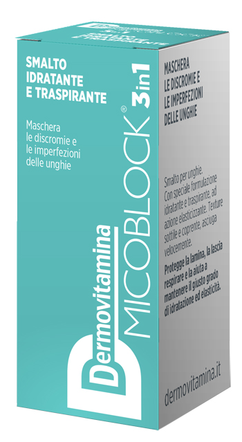 DERMOVITAMINA MICOBLOCK 3 IN 1 SMALTO IDRATANTE E TRASPIRANTE TURCHESE 5 ML - latuafarmacia.org