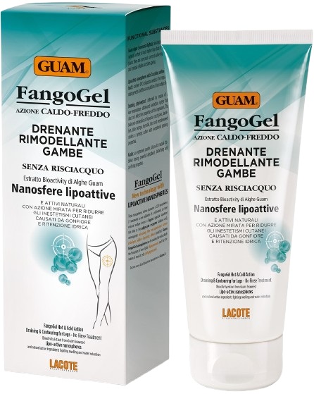 GUAM FANGOGEL DRENANTE RIMODELLANTE GAMBE 200 ML - latuafarmacia.org