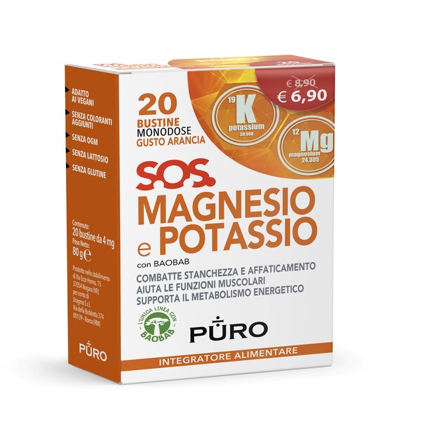 PURO MAGNESIO POTASSIO E BAOBAB 20 BUSTINE 4 G - latuafarmacia.org