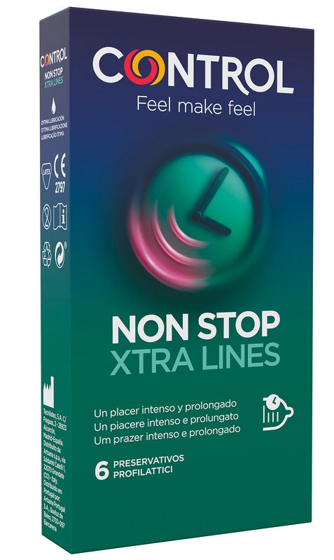 CONTROL NON STOP XTRA LINES 6 PEZZI - latuafarmacia.org