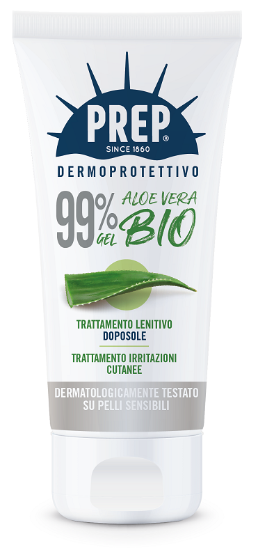 PREP DERMOPROTETTIVO 99% GEL ALOE VERA BIO TRATTAMENTO LENITIVO DOPOSOLE IRRITAZIONI CUTANEE 150 ML - latuafarmacia.org