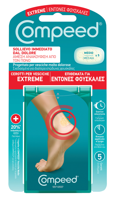 COMPEED CEROTTI PER VESCICHE EXTREME 5 PEZZI - latuafarmacia.org
