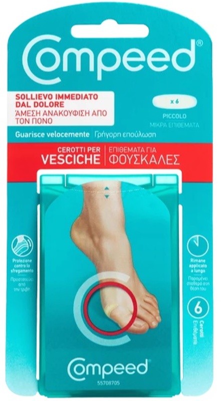 COMPEED CEROTTI PER VESCICHE PICCOLO 6 PEZZI - latuafarmacia.org