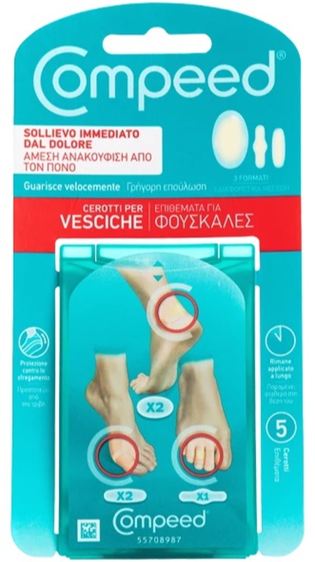 COMPEED CEROTTI PER VESCICHE MISTO 5 PEZZI - latuafarmacia.org
