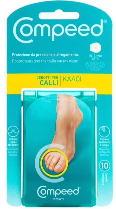 COMPEED CEROTTI PER CALLI INTERNO DITA 10 PEZZI - latuafarmacia.org