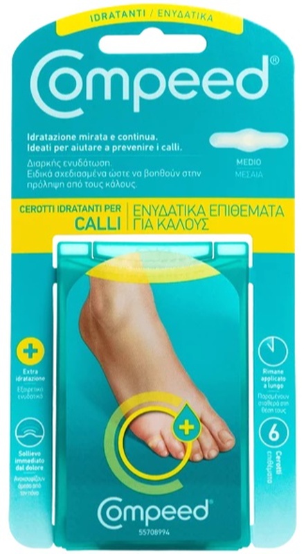 COMPEED CEROTTI PER CALLI IDRATANTI 6 PEZZI - latuafarmacia.org