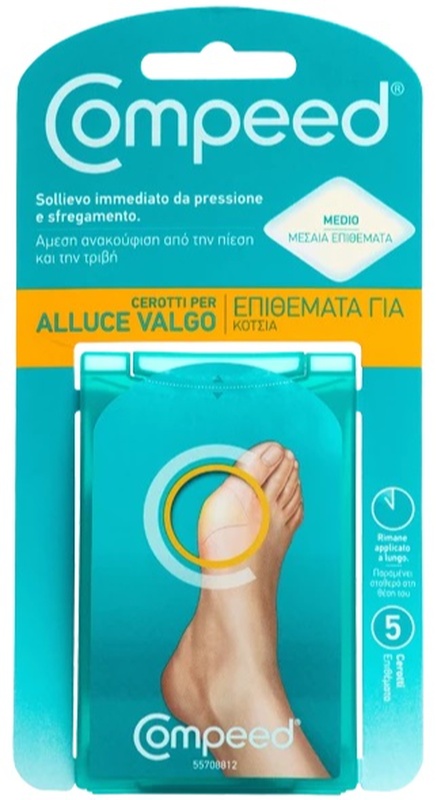 COMPEED CEROTTI PER ALLUCE VALGO 5 PEZZI - latuafarmacia.org