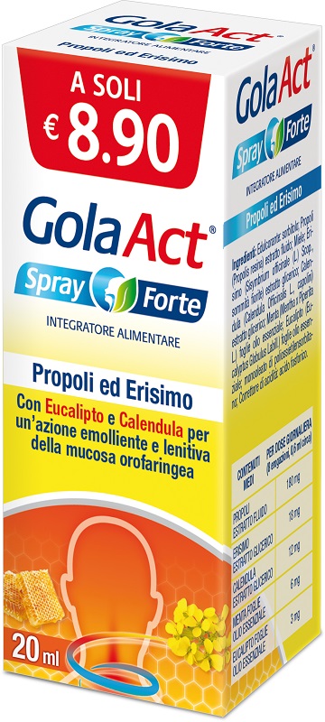 GOLA ACT SPRAY FORTE 20 ML - latuafarmacia.org