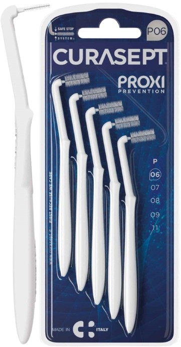 CURASEPT PROXI ANGLE P06 BIANCO/WHITE 5 PEZZI - latuafarmacia.org