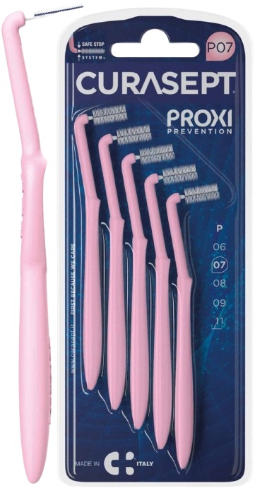 CURASEPT PROXI ANGLE P07 ROSA/PINK 5 PEZZI - latuafarmacia.org