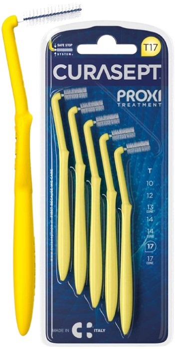 CURASEPT PROXI ANGLE T17 GIALLO/YELLOW 5 PEZZI - latuafarmacia.org