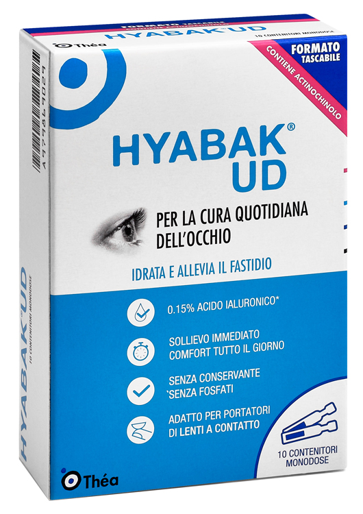 HYABAK UD SOSTITUTO LACRIMALE 10 MONODOSI 4 G - latuafarmacia.org