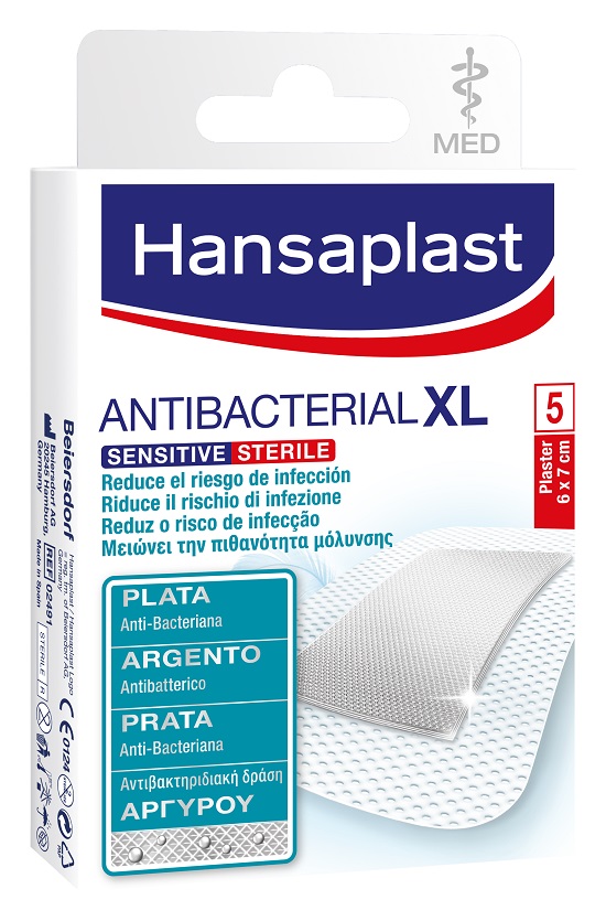 HANSAPLAST SENSITIVE EXTRA LARGE SILVER 5 PEZZI - latuafarmacia.org