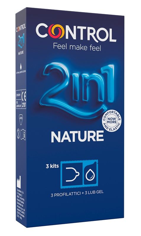 CONTROL 2IN1 NATURE 2,0 + NATURE LUBE 3+ 3 PEZZI - latuafarmacia.org