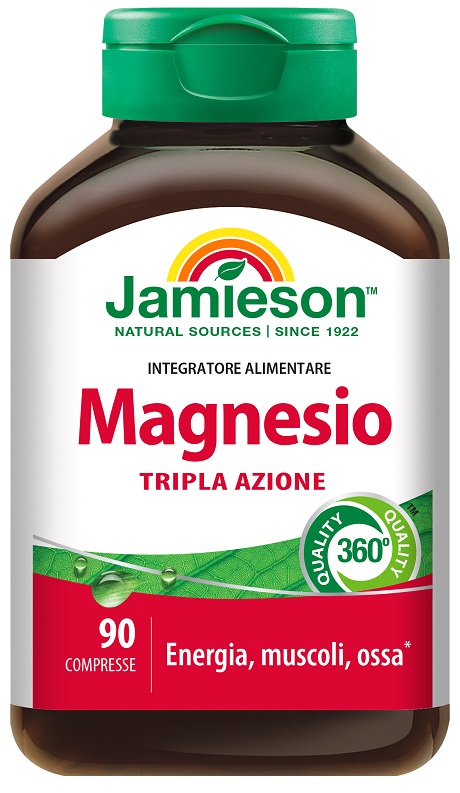JAMIESON MAGNESIO TRIPLA AZIONE 90 COMPRESSE - latuafarmacia.org