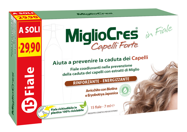 MIGLIOCRES FORTE 15 FIALE TRATTAMENTO DERMOCOSMETICO - latuafarmacia.org