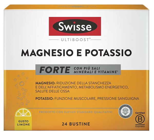 SWISSE MAGNESIO POTASSIO FORTE 24 BUSTINE - latuafarmacia.org